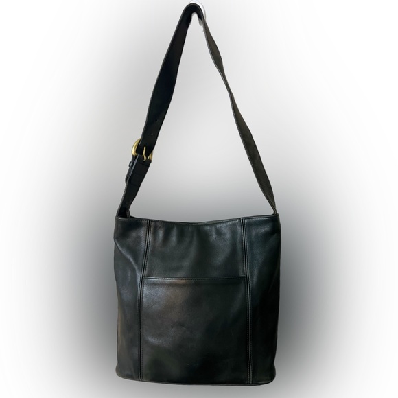 Vintage COACH ERICKSON
SOHO Black Leather Shoulder
Bag 4169 - Picture 4 of 14